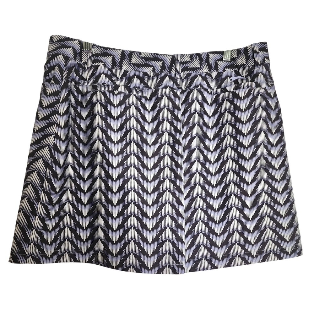 Slazenger Navy Geometric Print Golf Tennis‎ Skort Size 12